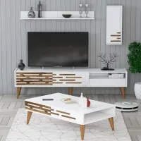 Комплекты ТВ-зона Trendy Valensiya 35 см x 45 см x 180 см / Белый