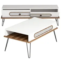 Комплекты ТВ-зона Trendy Ekol 45 см x 37 см x 145 см / Белый