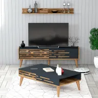 Комплекты ТВ-зона Trendy Valensiya 140 35 см x 45 см x 140 см / Antracit photo 2