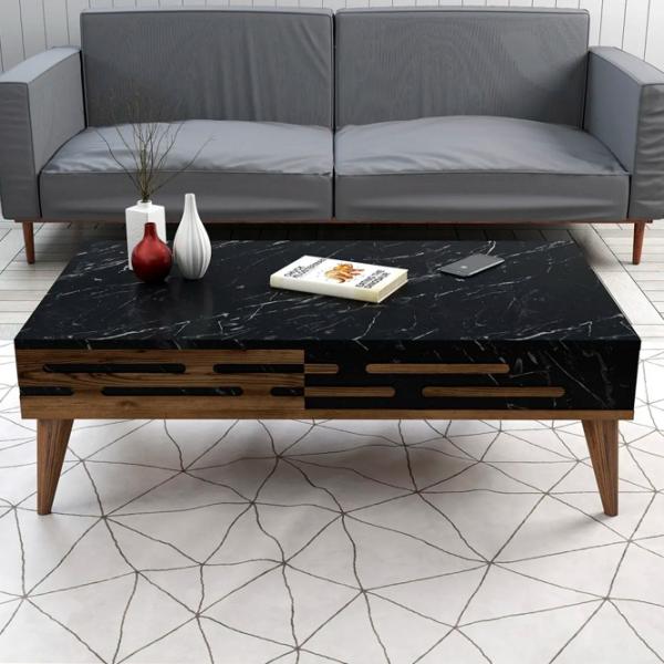 Комплекты ТВ-зона Trendy Valensiya 140 35 см x 45 см x 140 см / Marmura Black photo 5