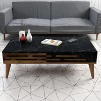 Комплекты ТВ-зона Trendy Valensiya 140 35 см x 45 см x 140 см / Marmura Black photo 5