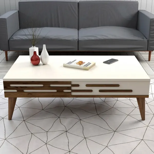 Комплекты ТВ-зона Trendy Valensiya 140 35 см x 45 см x 140 см / Кремовый photo 4
