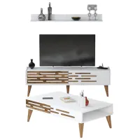 Комплекты ТВ-зона Trendy Valensiya 140 35 см x 45 см x 140 см / Белый
