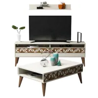 Комплекты ТВ-зона Trendy Linie 50 см x 30 cм x 150 см / Кремовый