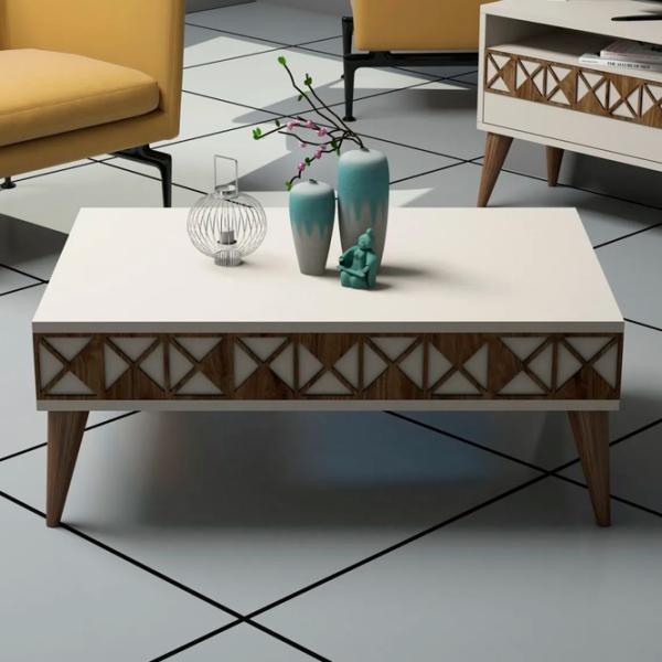 Комплекты ТВ-зона Trendy Linie 50 см x 30 cм x 150 см / Кремовый photo 4