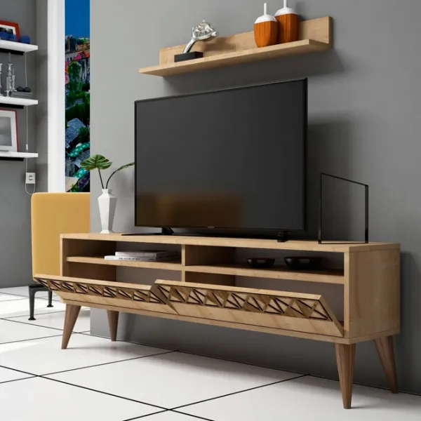 Комплекты ТВ-зона Trendy Linie 50 см x 30 cм x 150 см / Дуб Сонома photo 3
