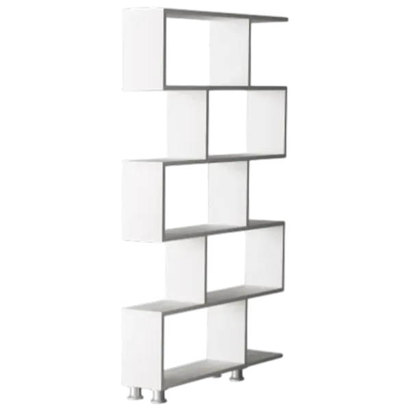 Etajeră Trendy Nilufer 156 x 90 x 20 cm / PAL / White photo 2