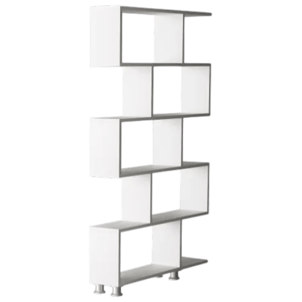 Etajeră Trendy Nilufer 156 x 90 x 20 cm / PAL / White photo 2