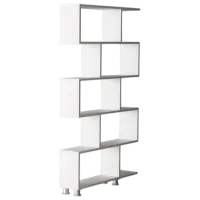 Etajeră Trendy Nilufer 156 x 90 x 20 cm / PAL / White photo 2