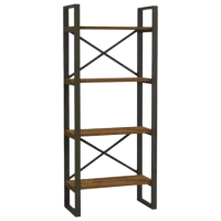Стеллаж Trendy Alaro 150 x 66 x 32см cm / ЛДСП / Black