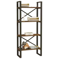 Стеллаж Trendy Alaro 150 x 66 x 32см cm / ЛДСП / Black photo 3