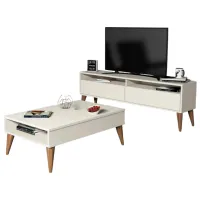 Комплекты ТВ-зона Trendy The best 50 см x 30 cм x 150 см / Кремовый