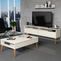 Комплекты ТВ-зона Trendy The best 50 см x 30 cм x 150 см / Кремовый photo 2