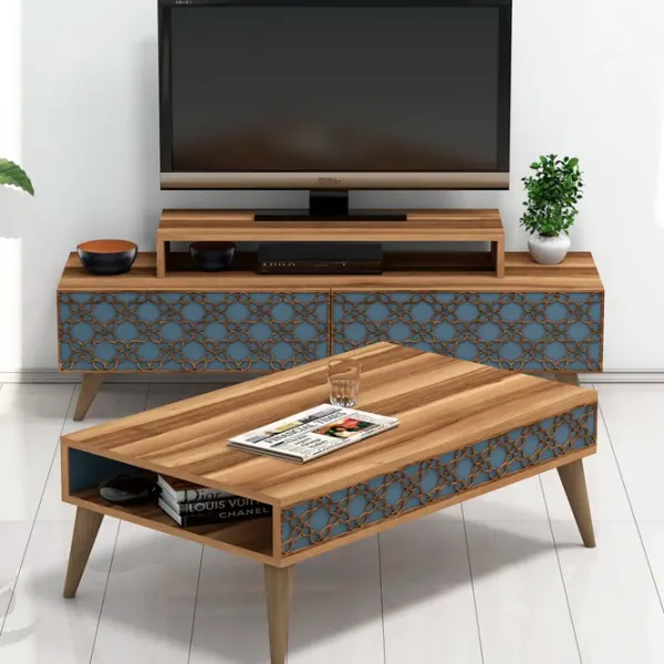 Комплекты ТВ-зона Trendy Oras 48.8 см x 41.8 см x 140 см / Коричневый photo 2