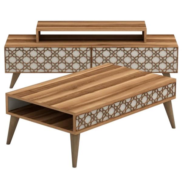 Комплекты ТВ-зона Trendy Oras 48.8 см x 41.8 см x 140 см / Коричневый photo 1