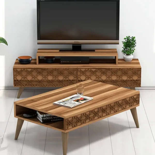 Комплекты ТВ-зона Trendy Oras 48.8 см x 41.8 см x 140 см / Коричневый photo 3