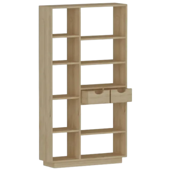 Etajeră Trendy Luma 189 x 80 x 25 cm / PAL / Oak photo 2