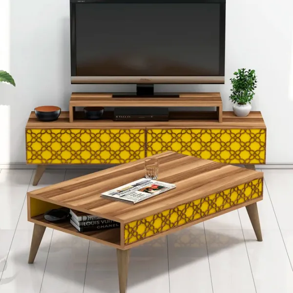 Комплекты ТВ-зона Trendy Oras 48.8 см x 41.8 см x 140 см / Коричневый photo 3