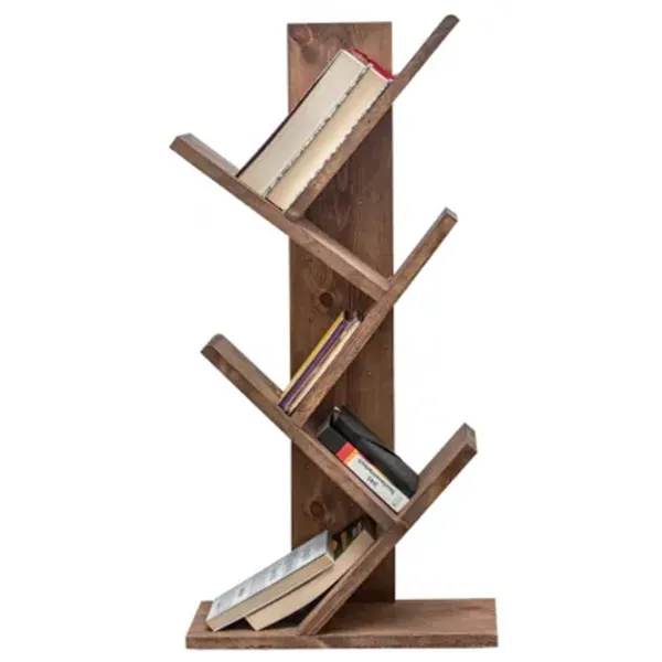 Etajeră Trendy Cemo 90 x 35 x 18 cm / PAL / Walnut photo 1