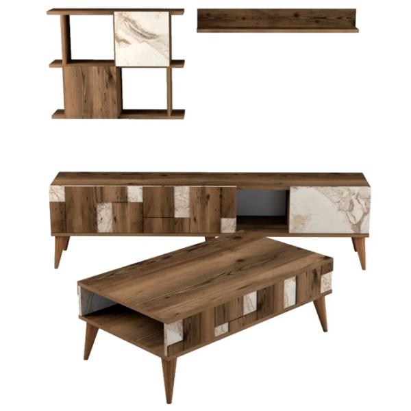 Комплекты ТВ-зона Trendy Madrid 48.6 см x 33.8 см x 180 см / Коричневый photo 1