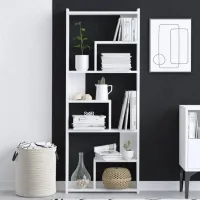 Etajeră Trendy Prins 150 x 60 x 15 cm / PAL / White photo 2