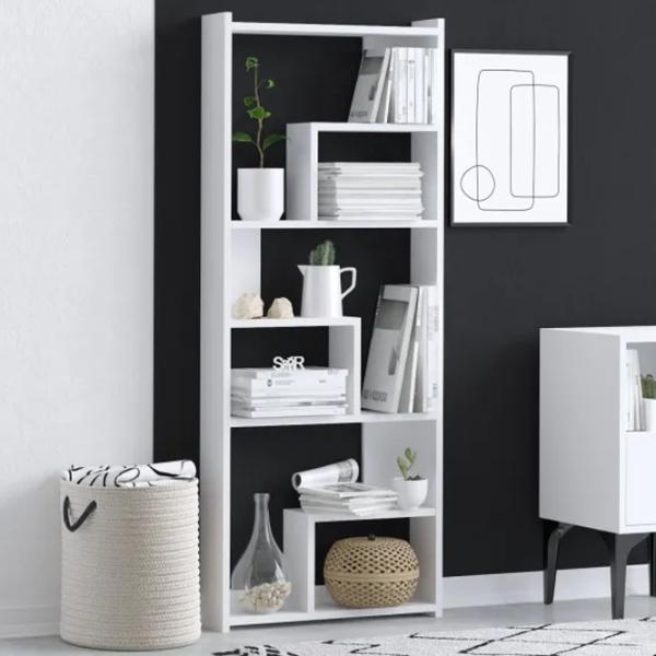 Etajeră Trendy Prins 150 x 60 x 15 cm / PAL / White photo 3