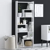 Etajeră Trendy Prins 150 x 60 x 15 cm / PAL / White photo 3