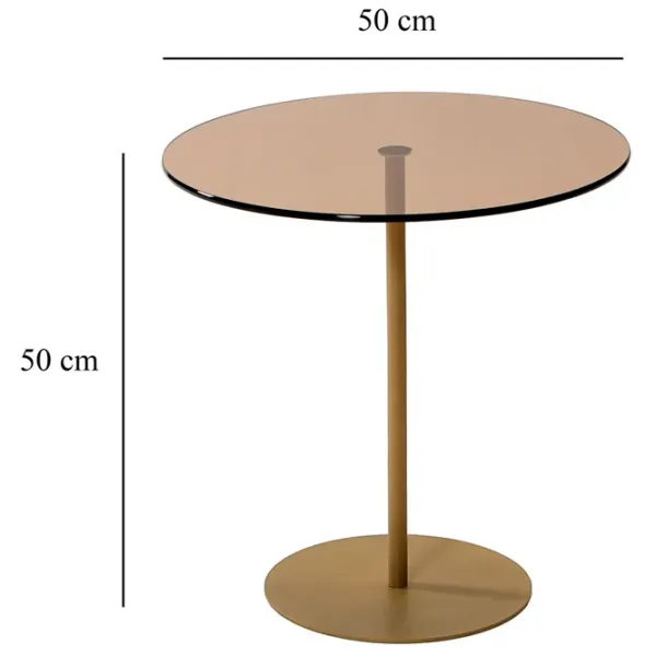 Măsuță de cafea Trendy Chill-Out GTR000784 Bronze photo 8