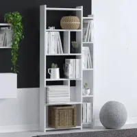 Стеллаж Trendy Nina 150 x 65 x 15см cm / ЛДСП / White photo 2