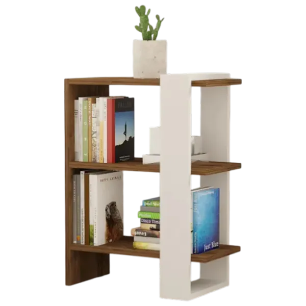 Etajeră Trendy Gaye 70 x 52 x 25 cm / PAL / Walnut photo 4
