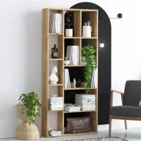 Стеллаж Trendy Demios 170 x 75 x 18см cm / ЛДСП / Oak photo 2