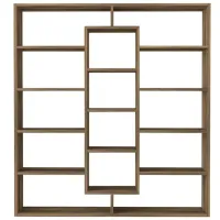 Etajeră Trendy Ample 135.7 x 125 x 22 cm / PAL / Walnut