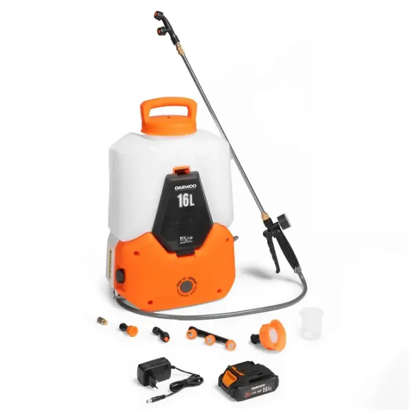 Pulverizator Daewoo DSA 1621Li SET / Orange photo 6