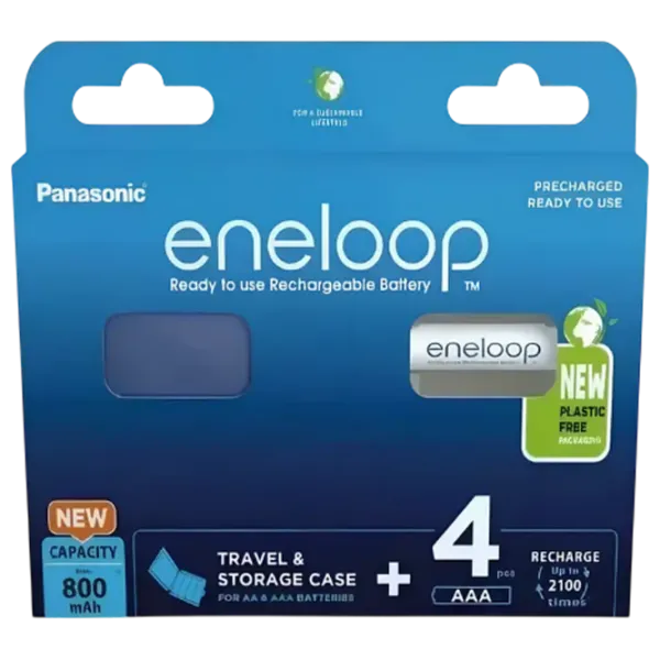 Acumulator Panasonic Eneloop  1.2 V / 4 buc. photo 1