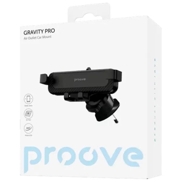 Suport pentru telefon Proove Gravity Pro Air Black photo 3