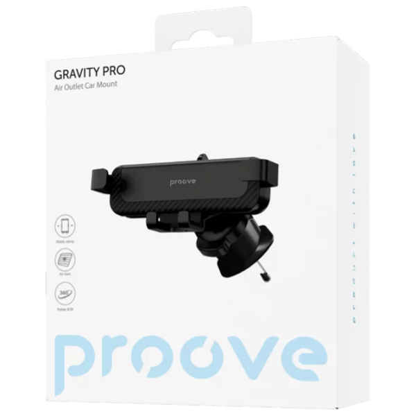 Suport pentru telefon Proove Gravity Pro Air Black photo 3