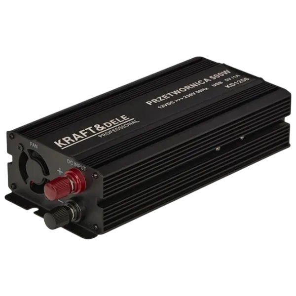 Автомобильный инвертор Kraft&Dele KD1256 Черный photo 7