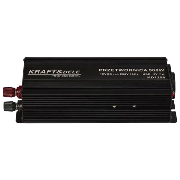 Автомобильный инвертор Kraft&Dele KD1256 Черный photo 9