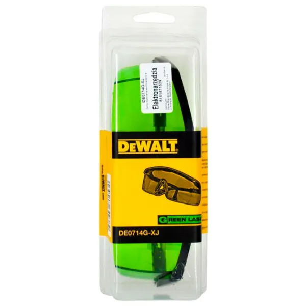 Ochelari de protecție Dewalt DE0714 Plastic / Green photo 2