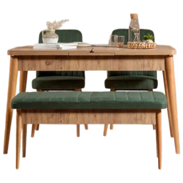 Set masă și scaune Trendy Vina 1070 Dreptunghiulară / PAL / Pine photo 1