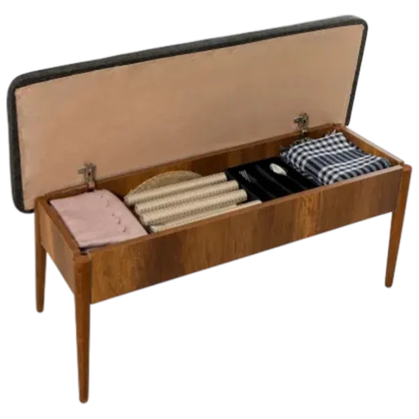Set masă și scaune Trendy Vina 1053 Dreptunghiulară / PAL / Brown photo 6