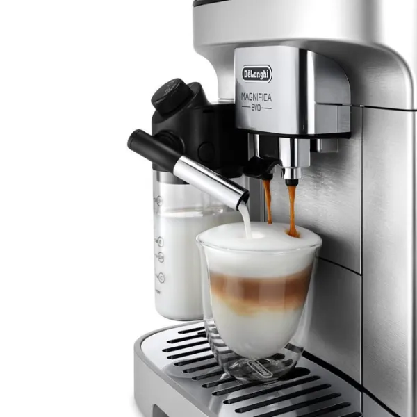 Aparat de cafea DeLonghi Magnifica Evo Automată / 1.8 l / Gray photo 2