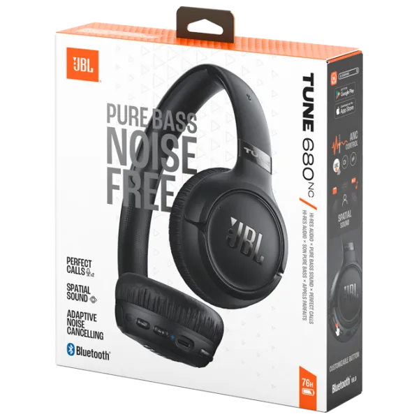 Căști JBL T680BT Black Black Fără fir/ Personal photo 10