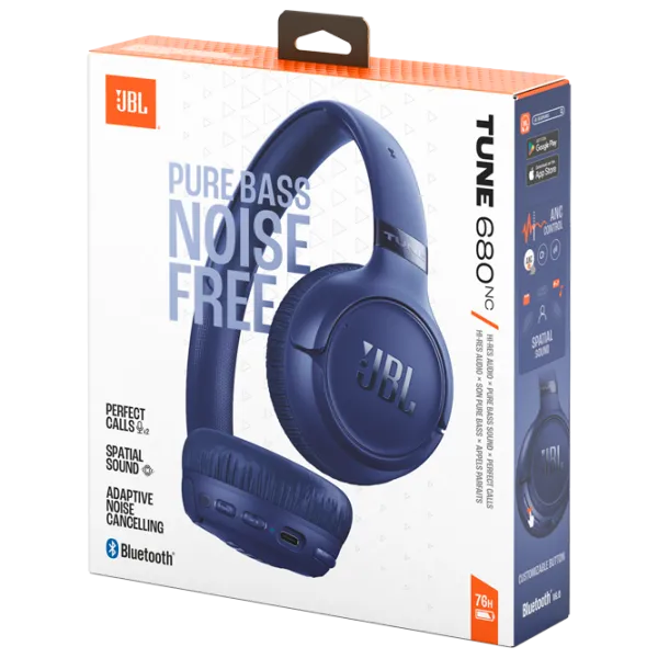 Căști JBL T680BT Blue Fără fir/ Personal photo 10
