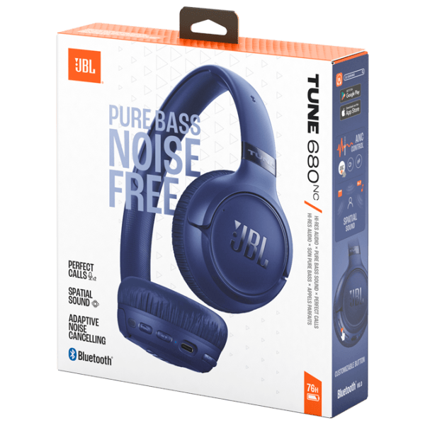 Căști JBL T680BT Blue Fără fir/ Personal photo 10