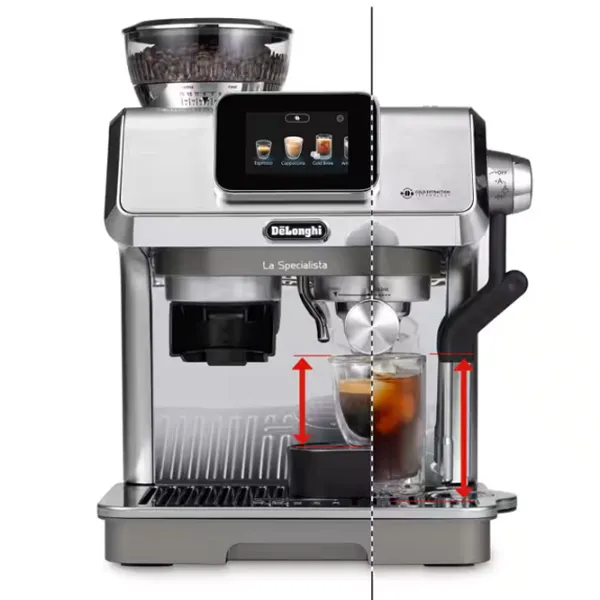 Aparat de cafea DeLonghi La Specialista Manual (cu cupă) / 1.7 l / Inox photo 2