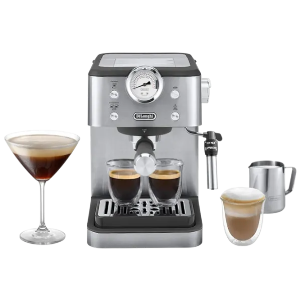Aparat de cafea DeLonghi Linea Classic Manual (cu cupă) / 1.7 l / Inox photo 1