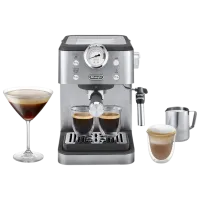 Aparat de cafea DeLonghi Linea Classic Manual (cu cupă) / 1.7 l / Inox