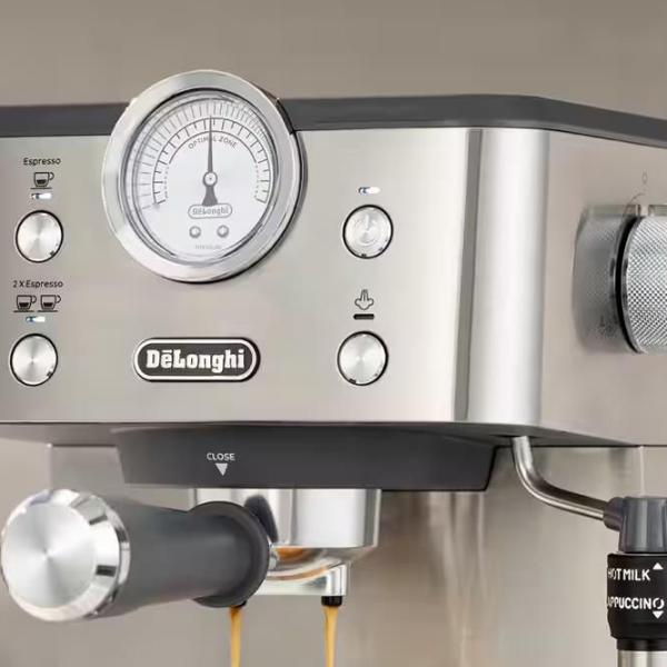 Aparat de cafea DeLonghi Linea Classic Manual (cu cupă) / 1.7 l / Inox photo 6