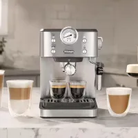 Aparat de cafea DeLonghi Linea Classic Manual (cu cupă) / 1.7 l / Inox photo 7